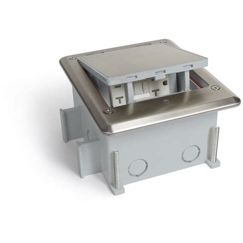 outdoor waterproof electrical floor box|recessed exterior outlet box.